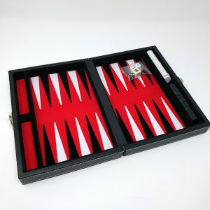 Backgammon cuir