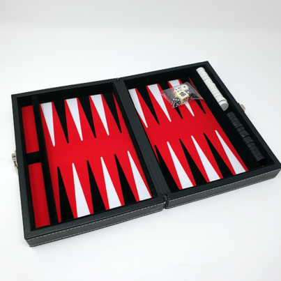 Backgammon cuir